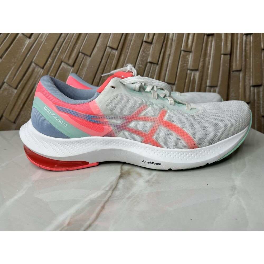 Asics Womens Gel Pulse 13 Sz 8.5 Sneakers 1012B035 White Running Shoes Ortholite